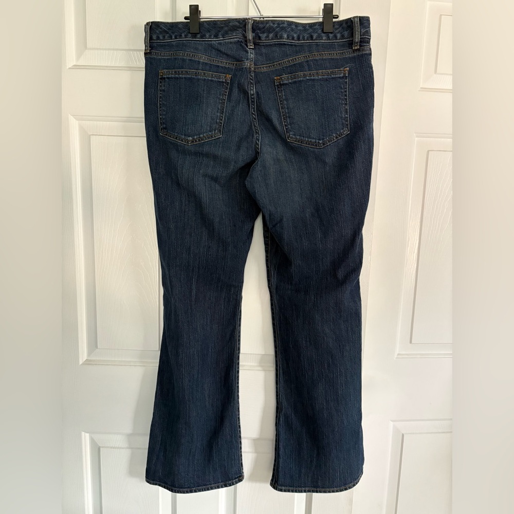 HP🎉 GAP Dark Blue Curvy Low Rise Stretch Women's Jeans Size 16 - Picture 2 of 5